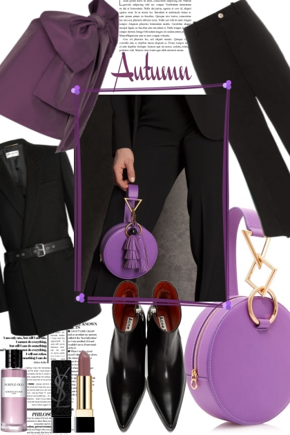 Purple touch- Fashion set
