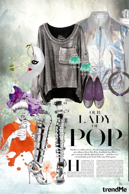 Lady Of Pop- combinação de moda