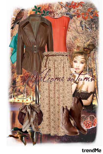 Welcome Autumn- combinação de moda