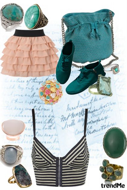 Lilly Of Rings- combinação de moda