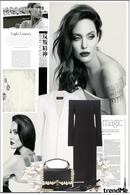 Light Luxury of Angelina Jolie- Модное сочетание