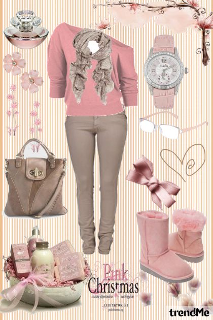 pink christmas- Combinazione di moda