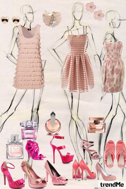 way too pink- Combinazione di moda