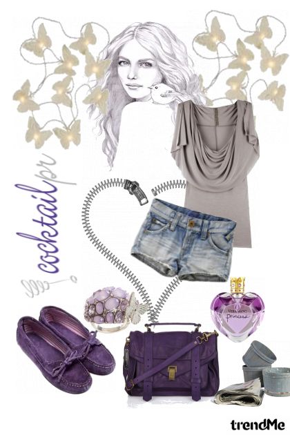 purple spring- Combinaciónde moda