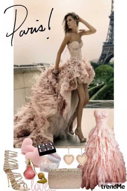 Paris in pink- Combinaciónde moda