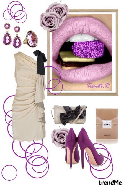 purple diva- combinação de moda