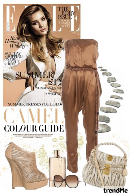 summer in jumpsuit- Combinazione di moda