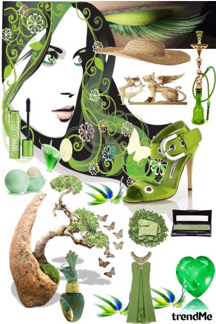 avanturistički Zeleno- Fashion set