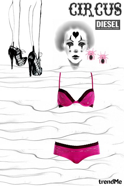 Pink Circus- Combinazione di moda