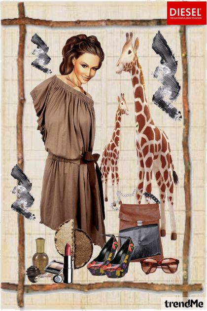 Žirafe ..- combinação de moda