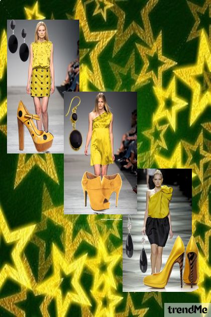 optimistično Žuto- Modna kombinacija