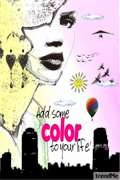 Add some color to your life!- combinação de moda