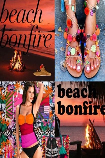 Sunset Beach Bonfire- Модное сочетание