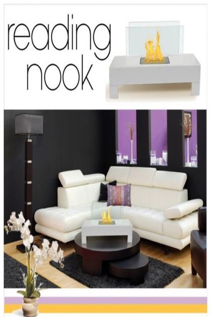 Love to Read: Modern White Leather Reading Nook