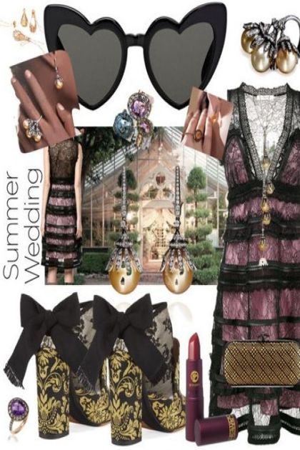 Summer Wedding: Givenchy  Lace Dress- Fashion set