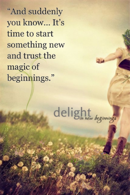 Trust The Magic Of New Beginnings- Combinazione di moda