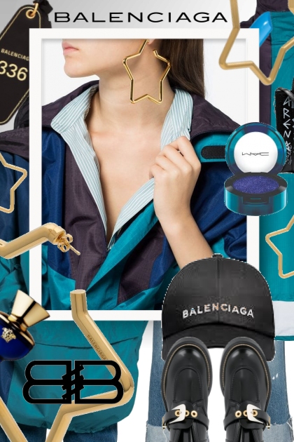 Balenciaga Blues- Fashion set