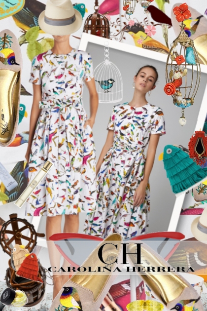 Carolina Herrera: Aviary- Fashion set