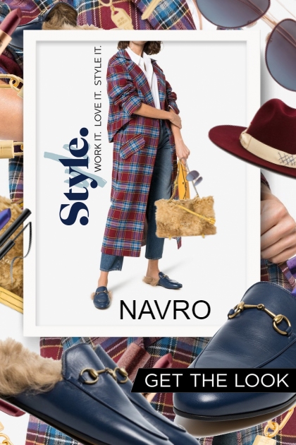 Tartan Trench Style- Kreacja