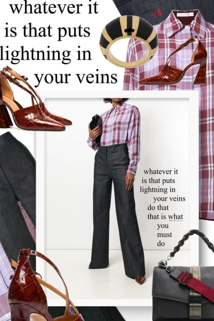 How To Wear Flared Jeans   Checked Shirt- Fashion set