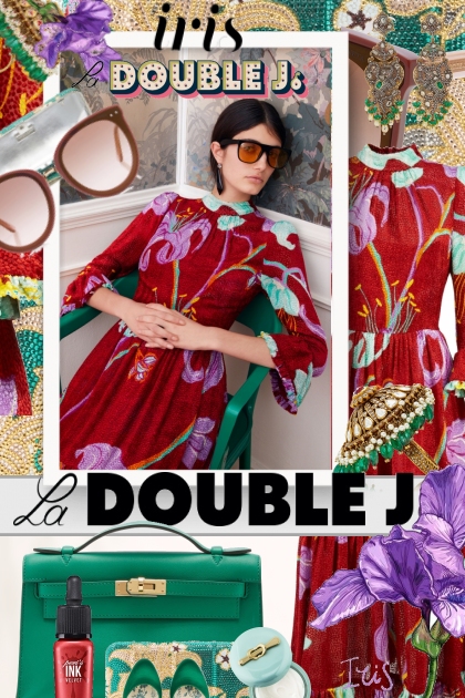 La DoubleJ's 'Midi Visconti' and Vintage Hermes- Fashion set