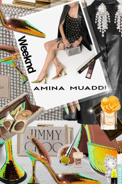 Amina Muaddi Weekend- Fashion set