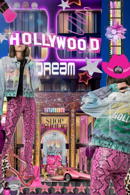 Hollywood Walk on the WILD Side- Fashion set