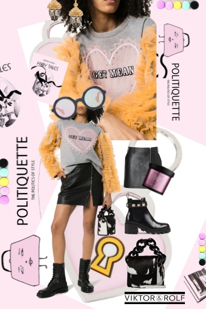 Viktor and Rolf Politics of Fashion- combinação de moda