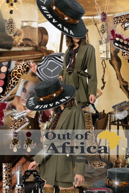 Out of Africa- combinação de moda