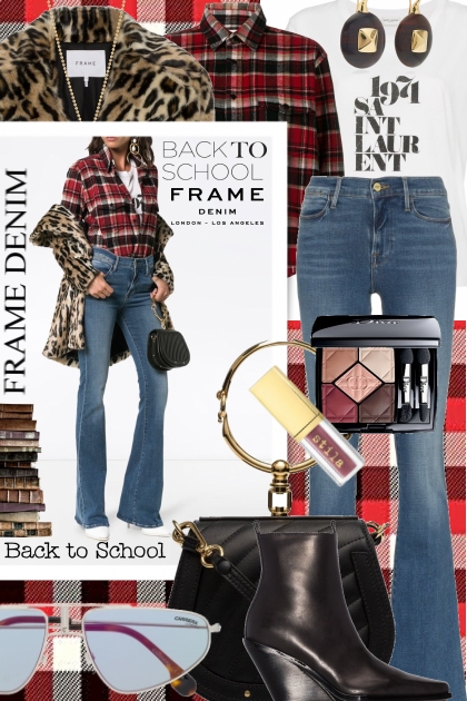 Back to School Saint Laurent 1974- Fashion set