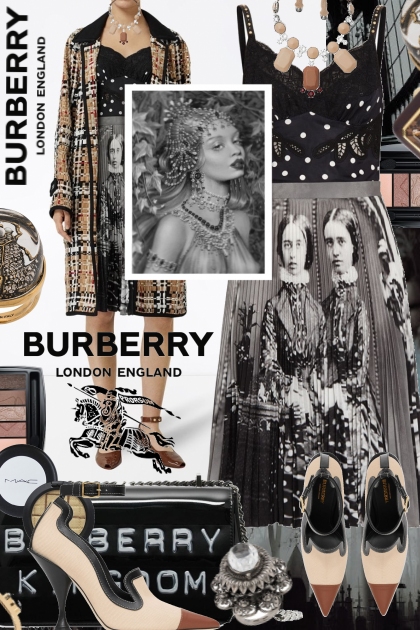 Burberry Polka Dots and Plaid Unexpected Trends- combinação de moda