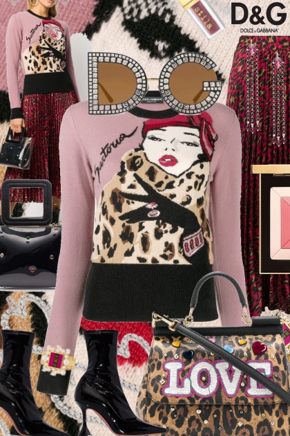 Dolce and Gabbana Sicilian Glamour- Modekombination