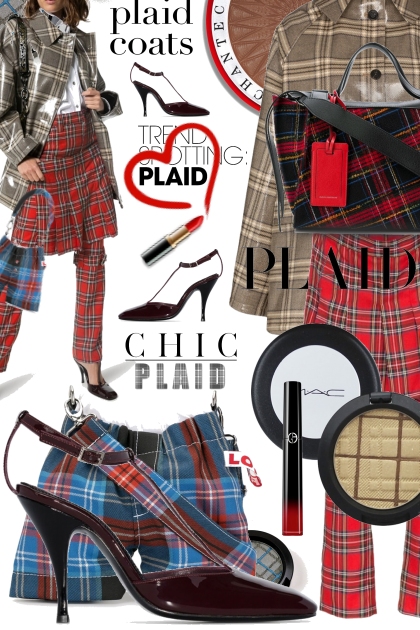 Trendspotting Plaid on Plaid on Plaid Fall Trends- Combinazione di moda