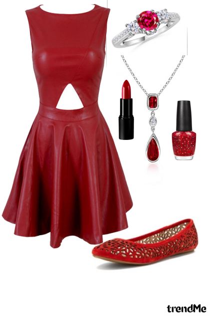 Ruby Red- Combinazione di moda