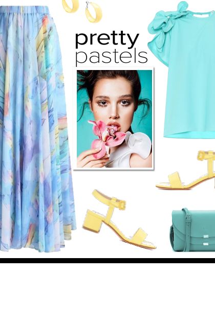 Pretty Pastels- combinação de moda