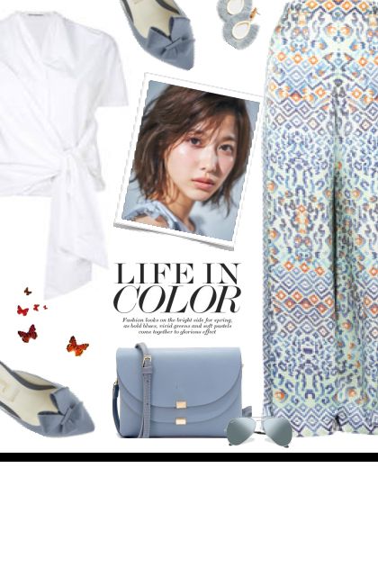 Baby Blue for Spring- Fashion set
