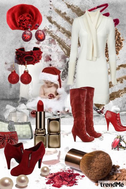 Snowhite in red- combinação de moda