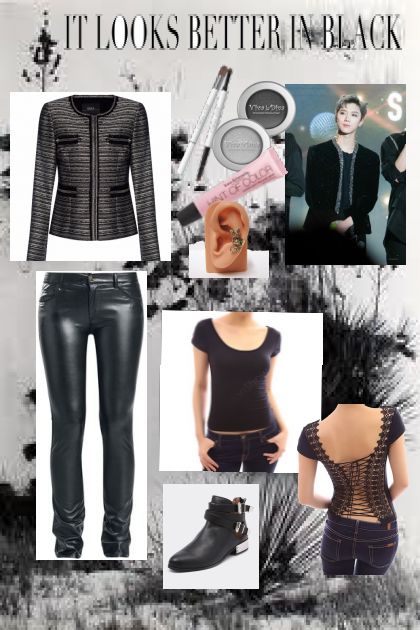 NCT Black on Black #2 - Combinaciónde moda