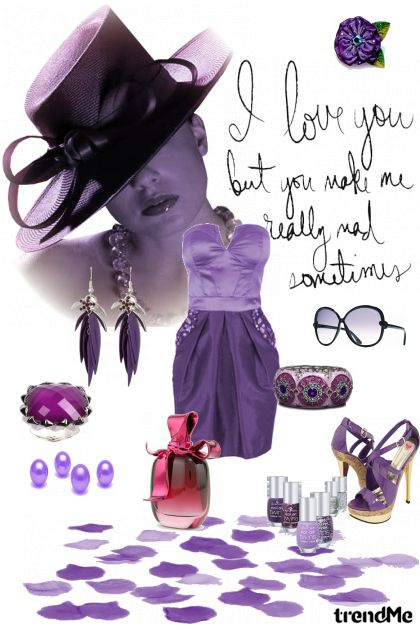 Purple rain- Combinaciónde moda