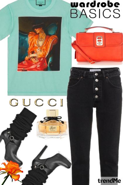 Gucci Wardrobe Basics- Combinazione di moda