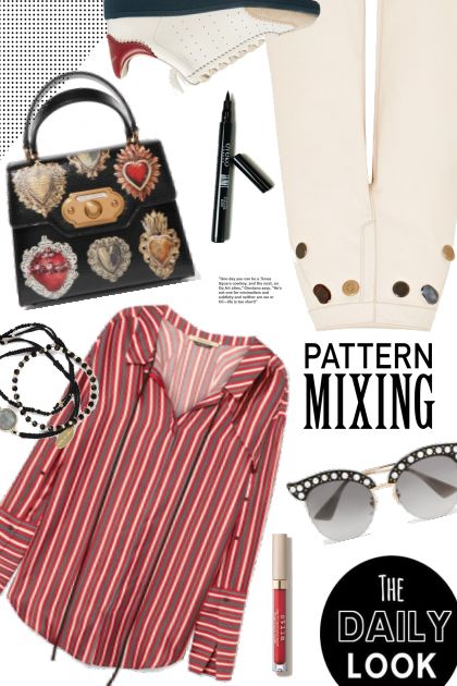 Pattern Mixing~Daily Look- Fashion set