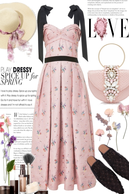 Pink Spice Up for Spring- Combinaciónde moda