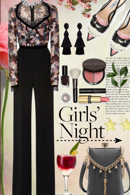 Girls' Night Out - combinação de moda