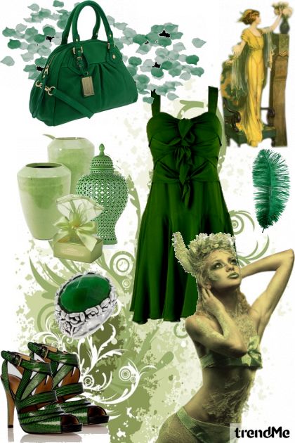 Greeny- combinação de moda