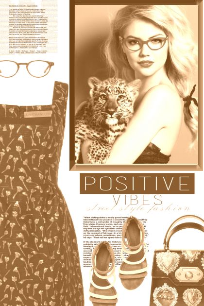 Positive vibes!❤️- Модное сочетание