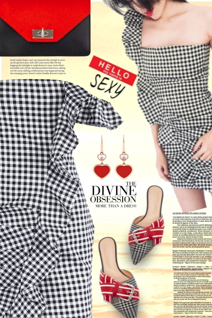 ❤️Lovely in gingham- Fashion set