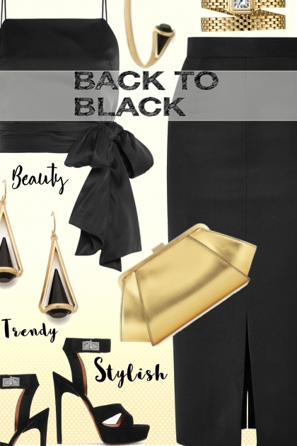 ❤️Black & Gold- Combinazione di moda