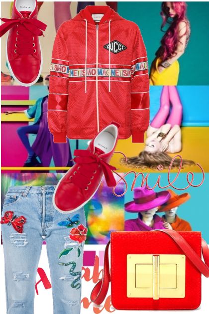 Happy colors in outfit- Модное сочетание