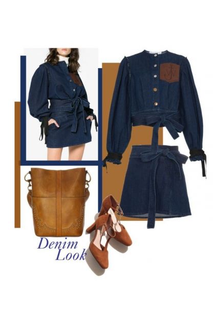 Denim Look- Combinaciónde moda