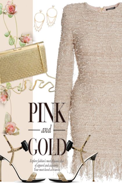 Pink and Gold- Combinaciónde moda